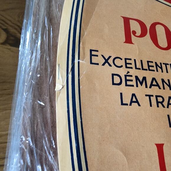 Vintage Original Poudre Junior French Baby Powder Poster Barrel Label 14x19 READ - Picture 10 of 16